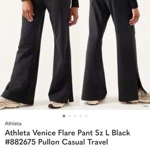 Athleta Black Venice Flare Pants